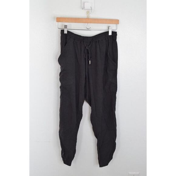 Natalie Busby Medium Tencel Pants Medium USA Made Gray Slim Slouch Pant - Picture 1 of 3